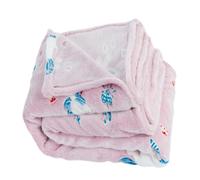 Milisten Cartoon Flannel Blanket for Soft Cozy Nap Quilt Lightweight Warm Cover for Kindergarten Home Travel