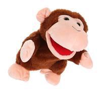 Milisten Cartoon Monkey Hand Puppet Plush Animal for Storytelling Safe Soft Puppet for Adults for Interactive Play and Bedtime Stories