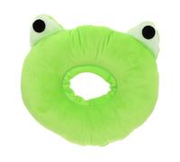 Milisten Cartoon Plush Cat Collar After Surgery Soft Pet Cone for Wound Protection Anti-scratch Lick Prevention for Small Cats S Frog Design