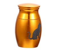 Milisten Cat Keepsake Cinerary Casket for Pet Ashes Cat Memorial Urn for Storing and Keepsakes Elegant Design for Lasting Memories