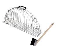 Milisten Cat Shower Cage with Encrypted Iron Mesh and Portable Design Small Size for Kitten Bathing and Hair Drying at Home