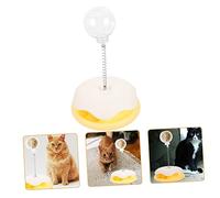 Milisten Cat Treat Dispenser Spring Toy for Indoor Cats Interactive Feeding Track Teasing Features Bright Colors to and Exercise Your Pet for Fun Playtime