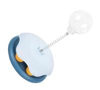 Milisten Cat Treat Dispenser Toy for Indoor Cats Interactive Spring Teaser Fun Foraging Toy for Iq Training Reduces Boredom and Encourages Playtime