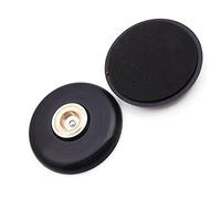 Milisten Cello End Pin Holder Non Slip Rug Mat Black Classic Glossy Dark Walnut-effect 9cm Total Diameter Plastic Protection for Violoncello Slide-proof Pad