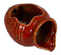 Milisten Ceramic Fountain Jar 4.88 Inch Mini Indoor Outdoor Waterfall Pot Circulating Water Feature for Garden Fish Tank Decor