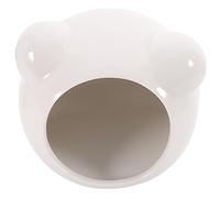 Milisten Ceramic Hamster Nest Cute Cartoon Modeling Hideout for Small Pets Durable and Breathable Design for Sleeping and Playing Hamster Playground Diameter Height