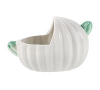 Milisten Ceramic Hamster Sand Bath Container Easy to Clean Cactus-shaped Practical Bathroom Accessory Sand Bath Box for Small Pets and Chinchillas for Home Decor and Cage Use