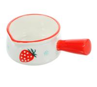 Milisten Ceramic Mini Milk Jug with Handle Small Milk Pot Kitchen Sauce Cup for Flavor Dishes and Spice Seasoning, Suitable for Tabletop Serving and Soy Sauce Holding Random Style
