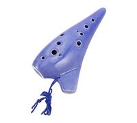 Milisten Ceramic Ocarina Instrument 12 Hole Alto C Ocarina Chinese Musical Instrument With Storage Bag For Children Students And Beginners