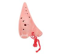 Milisten Ceramic Ocarina Instrument 12 Hole Alto C Ocarina Chinese Musical Instrument With Storage Bag For Children Students And Beginners