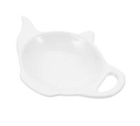 Milisten Ceramic Tea Bag Holder Dish - Decorative Teabag Tray for Home Restaurant Tearoom - Multi-Function Tea Bag Tidy 12.2 X 8.5 X 2 Cm