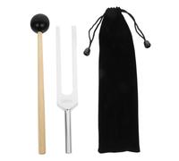 Milisten Chakra Tuning Fork Silver Aluminum Alloy Instrument for Meditation Yoga Balance with Complete Accessories
