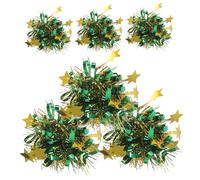 Milisten Cheerleading Pom Poms for Boys and Girls Children's Dancing Handheld Pompoms Metallic Sparkle Cheer Squad Props 6pcs for School Performance and Sports Events