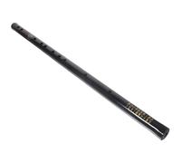 Milisten Chinese Traditional Black Bamboo Flute for Boys Girls Adults with Tassels Engraved Characters Professional Tone Holes Lightweight