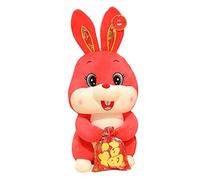 Milisten Chinese Year Rabbit Doll Plush with Lucky Bag Design Soft Bunny for Celebrations for Friends and Family Year Rabbit Символизирует Удачу И Здоровье
