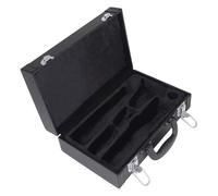 Milisten Clarinet Carrying Case with Comfortable Hand Grip Black Leather and Shock Resistance, Simple and Elegant Appearance, Four Bottom Nails, Suitable for B Flat Clarinet Storage