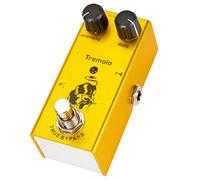 Milisten Classic Tube Tremolo Guitar Pedal Effect with Photoelectric Circuit True Bypass Tone and Rate Knobs Guitar Effect for Vintage Amplifier Simulation