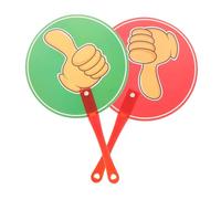 Milisten Classroom Voting Paddles Double Sided True False Signs for Teachers Interactive Event Supplies for Group Activities Tools for Students