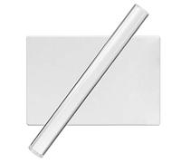 Milisten Clay Roller Acrylic Clay Sheet Board Clay Modelling Tools for DIY Shaping Sculpting Crafting