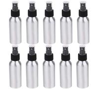 Milisten Clear Container 10Pcs Aluminium Spray Bottle All Empty Spraying Bottles Mist Water Bottle for Cleaning Solutions Perfume Lotion 100ML Travel Toiletries Containers