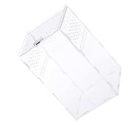 Milisten Clear Reptile Habitat Breeder Box Transparent Reptile Keeping Case for Snakes Tarantulas Geckos Frogs and More Creative Feed Bin for Pets