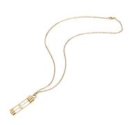 Milisten Clock Urn Necklace for Pet Bereavement Memorial Bone Ash Pendant Chain for Cherishing Loved Ones and Pets Stylish Commemorative Jewelry Gift