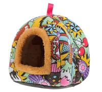 Milisten Comfortable Hamster Winter Bed Pet Rest House Rodent Bedding Hamster Shelter