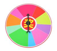 Milisten Compact Hanging Prize Wheel Spin Game Prop for Parties and Teaching Activities Reusable Draw Game Turntable Easy to Store and Carry Indoor