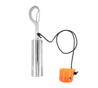 Milisten Compact Scuba Diving Signal Rattle with Clip Lightweight Underwater Safety Alert Tool with Noise Cover Ergonomic Grip for Glove-friendly Operation for Professional and Recreational