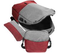 Milisten Computer Storage Bags 2pcs with Adjustable Shoulder Straps Shoulder Bags Large Capacity Polyester Male Outdoor for Travel and Daily Use