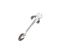 Milisten Cooking Metal Baby Spoons Stirring Spoon Coffee Dog Hanging Latte Spoons Metal Dessert Spoon Mini Espresso Mixing Tea Stainless Steel