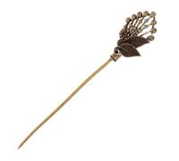 Milisten Copper Cigar Draw Needle Cigar Dredger Tool with Star Leaf Design Portable Ventilation Pin for Accessories Smoking Supplies