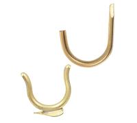 Milisten Copper Trumpet Finger Hooks Set Front and Back Small Size Brass Finger Hooks for Trumpet for Band and Orchestra Performance
