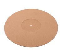Milisten Cork Turntable Mat 297mm Diameter, 3mm Thickness with Groove, Vinyl Record Protective Slipmat, Anti-static Record Player Cushion for Vinyl Turntables