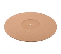 Milisten Cork Turntable Platter Mat Φ297mm X 3mm with Groove, Anti-static Vinyl Record Slipmat Protective Pad for Turntable Player, Noise Reduction and Record Protection for Home Dj Use