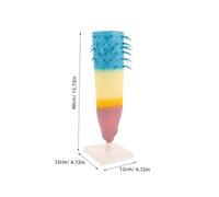Milisten Corn Root Profile Model Educational Plant Anatomy Tool Lightweight Longitudinal Section Display for Biology Teaching Science Experiments and Classroom Study