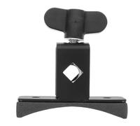 Milisten Cowbell Clamp Drum Hoop Mount Clip with Arm Black Drum Stand Accessory Percussion Mounting Hardware Suitable for Live Performances and Studio Use