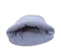 Milisten Cozy Warm Cat Nest Bed Dog Durable Chew Resistant Pet Bed for Small Dogs and Cats Multifunctional Semi Enclosed Design for Indoor Use Light Grey