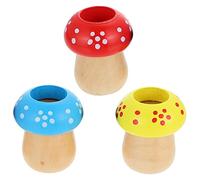 Milisten Creative Cartoon Kaleidoscope Toy Set for Boys and Girls 3pcs Colorful Mushroom Design Educational Plaything Enhances Imagination and Learning Random Color