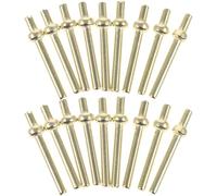 Milisten Cribbage Board Pegs Metal Cribbage Pegs for Card Game Accessories Board Game Scoring Pegs Travel Cards Scoring Pegs Replacement Pins for Set