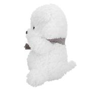 Milisten Cute Bichon Frise Plush Dog Standing White Soft Stuffed Animal Cartoon Style for Room Decor and Photography Prop