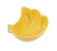 Milisten Cute Cartoon Ceramic Hamster Feeding Dish Small Pet Bowl for Healthy Eating Easy to Clean Pet Accessories for Hamsters and Small Animals