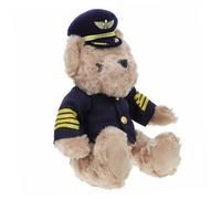 Milisten Cute Plush Pilot Bear Doll Stuffed Animal for Showers Decorative Roleplay for Imaginative Play and Home Decor Charming for Collectors