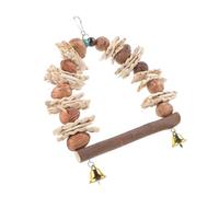 Milisten Cuttlebone Parrot Teething Hanging Bird Supplies for Healthy Chewing Playtime Fun Swing Design for Parrots Budgies and Cockatiels for Reducing Boredom and Care