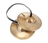 Milisten Cymbals Bell Meditation Bell Cymbal Bell for Religious Ceremony Small Bells Brass Small Instruments Percussion Instruments Yoga Brass Buddhist Percussion