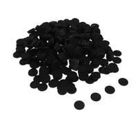 Milisten Decorative Felt Rounds Mini Felt Circles for Jewelry Making and Brooch Crafting in Black 2.5 CM Diameter Practical Design for DIY Projects Home Decoration Craft Supplies