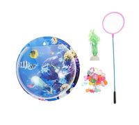 Milisten Decorative Wall Aquarium Hanging Fish Tank Flowerpot for Indoor Plants Space-saving Home Decor Eye-catching Design Round Shape