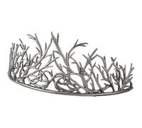 Milisten Delicate Alloy Leaf Crown Headband for Wedding and Engagement, Easy to Wear and Take off Black Party Hair Accessory Suitable for Brides and Special Occasions