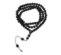 Milisten Delicate Buddha Beads Rosary Bracelet with Sturdy Chain for Pilgrimage Worship and Prayer Religious Beads String for Meditation and Spiritual Use Suitable for Men and Women