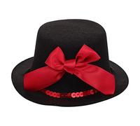 Milisten Delicate Puppy Hat Decorative Pet Bowler Hat Lightweight Charming Cloth Party Headwear for Daily Life and Taking Pictures Suitable for Small Pet Cats and Dogs